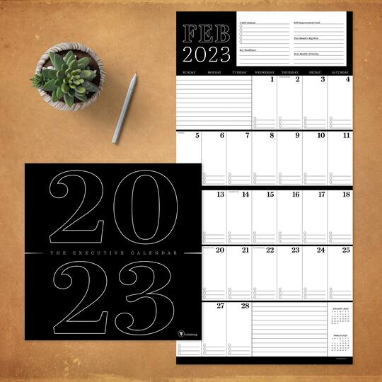 2023 The Executive Big Grid Wall Calendar Michaels